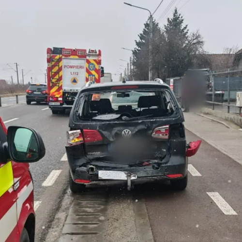 Accident rutier pe raza localității Jucu de Mijloc în județul Cluj