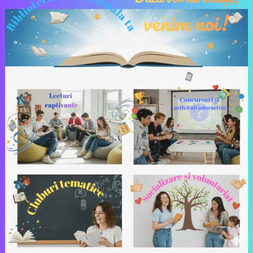 Biblioteca Dâmbovița își promovează serviciile în școli printr-o nouă campanie