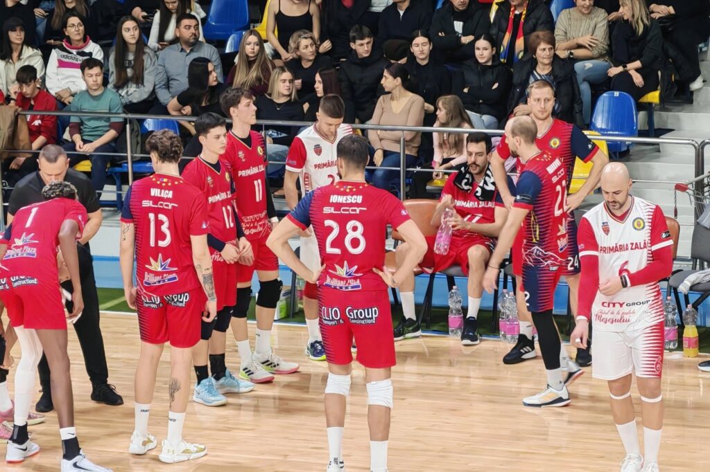 SCM Zalău pierde meciul cu Corona Brașov în Divizia A1 la volei masculin
