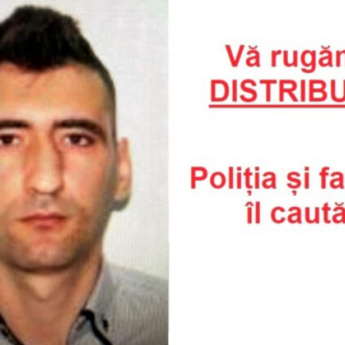 Polițiștii din Râmnicu Vâlcea caută un bărbat dispărut