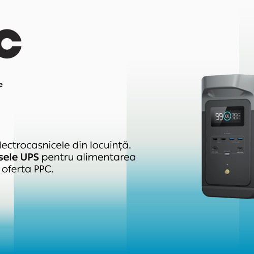 UPS-uri EcoFlow de la PPC Energie pentru o alimentare sigură