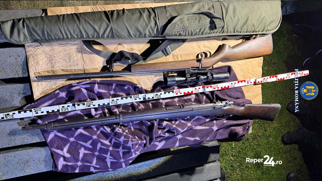 Intervenție polițienească pe DN 58B: Doi bărbați reținuți pentru arme ilegale