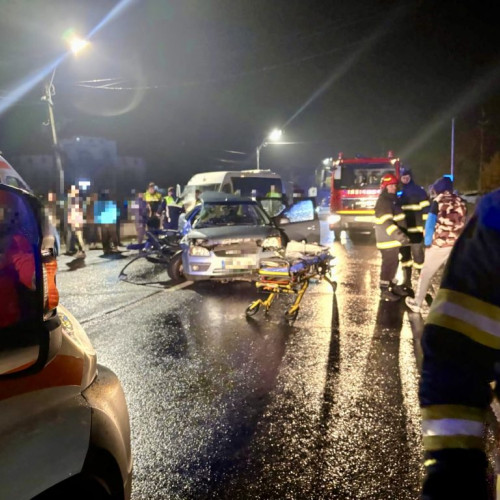 Accident rutier în Dârmănești între trei autoturisme