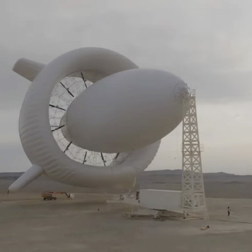 O turbină eoliană de tip dirijabil promite energie curată de la altitudini mari