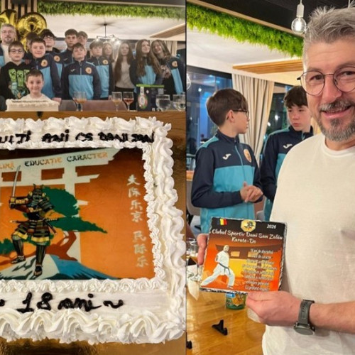 Dani-San Zalău sărbătorește 18 ani de excelență în karate