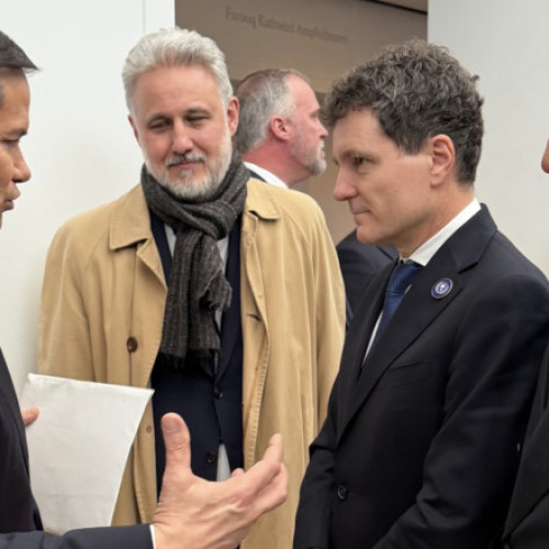 Nicușor Dan și Marco Rubio, întâlnire marcată de ambasadorul Paolo Zampolli