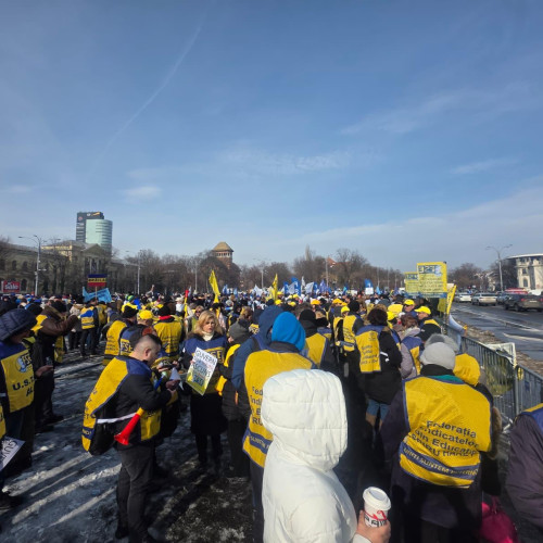 Protest împotriva subfinanțării educației, anunțat pentru miercuri la Cotroceni