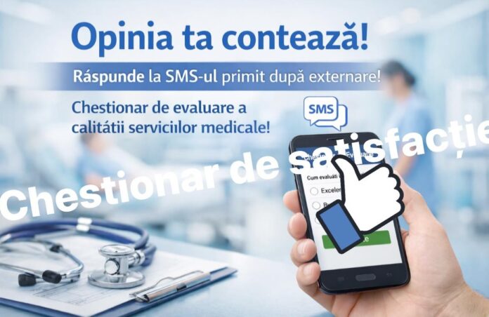 Pacienții de la SJU Vâlcea pot evalua serviciile prin SMS