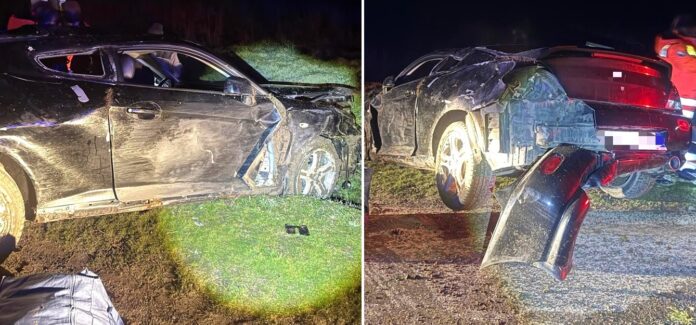 Accident rutier în comuna Laloșu: un bărbat a pierdut controlul volanului