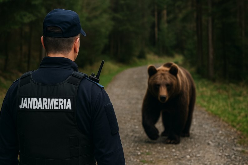 Intervenții ale jandarmilor din Covasna din cauza numerelor mari de urși