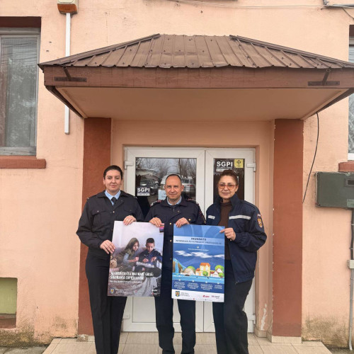 Pompierii din județul Giurgiu desfășoară acțiuni de informare preventivă