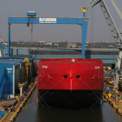 Austeritatea economică afectează șantierul naval Damen din Galați