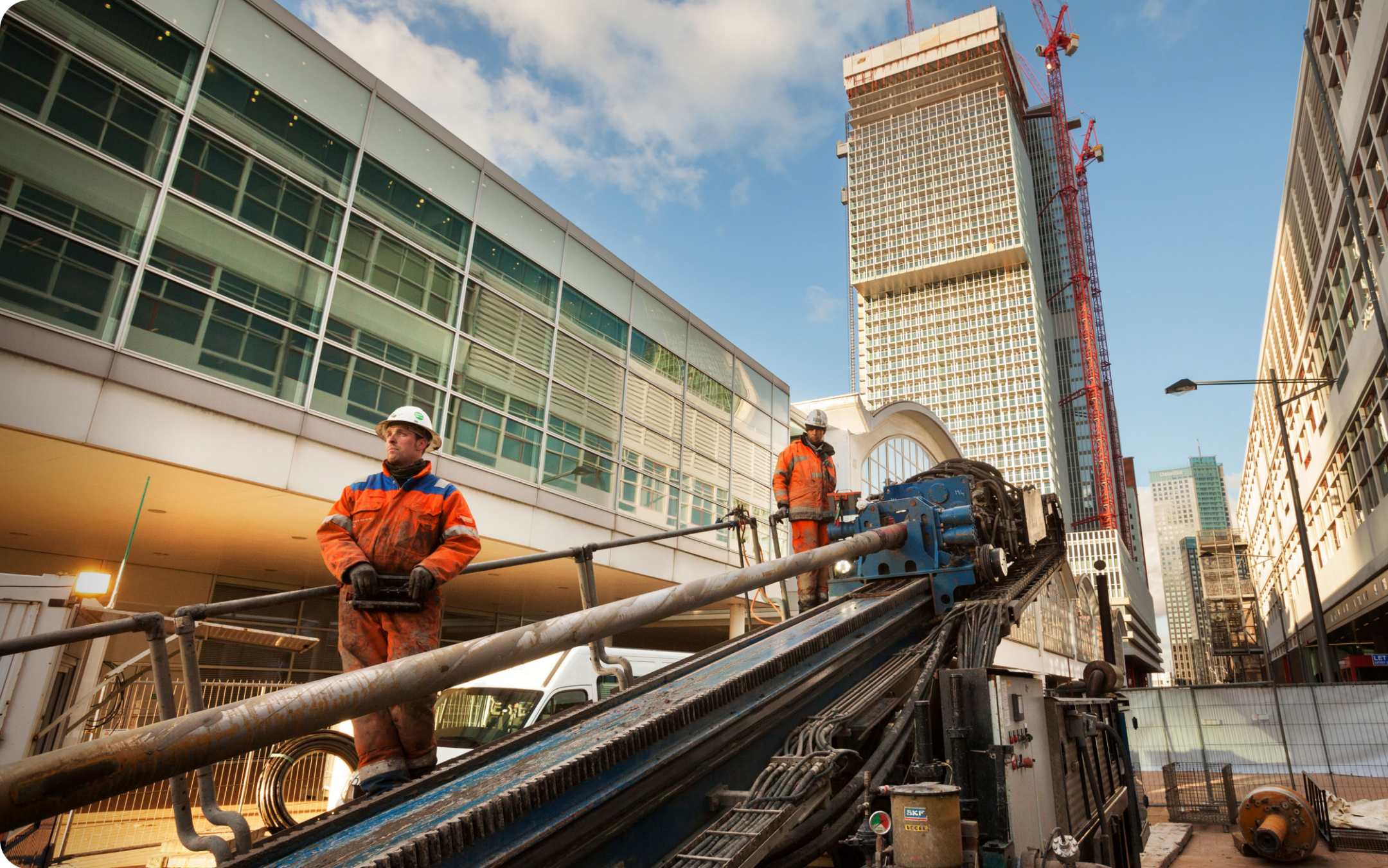 HDD-Bohrungen in der Stadt