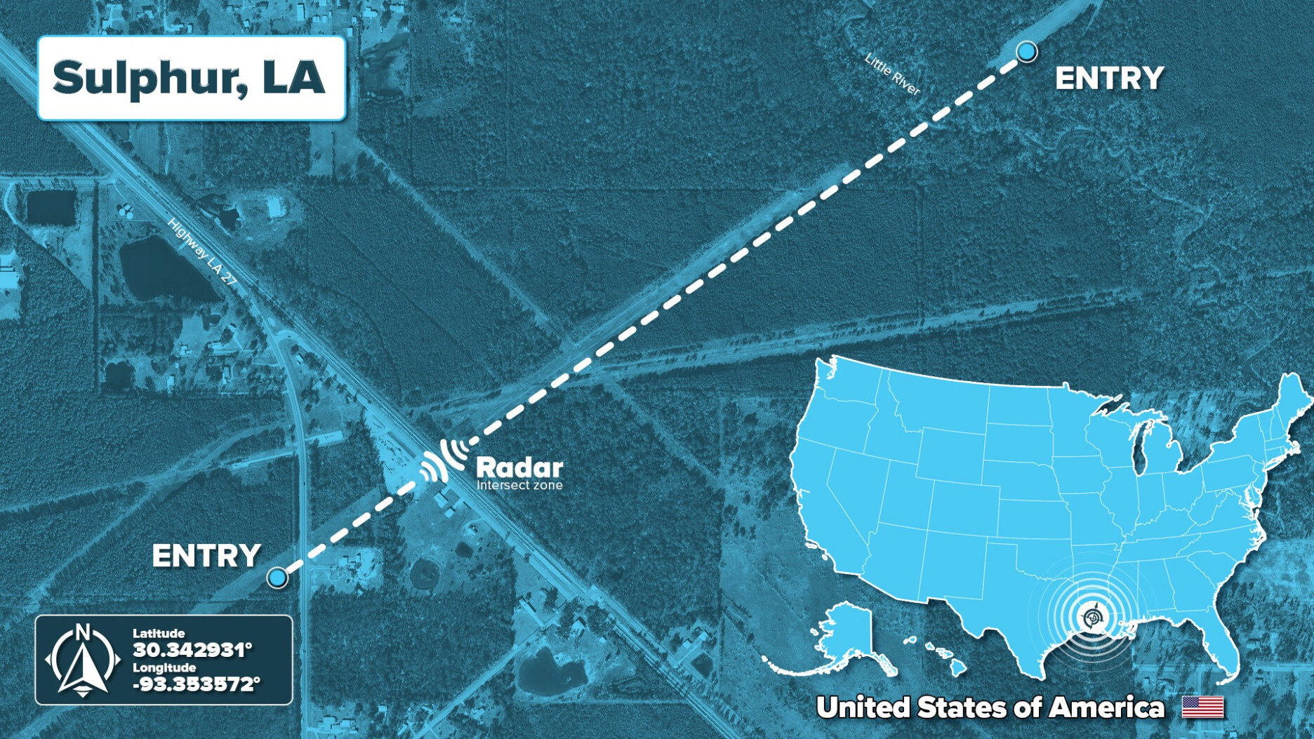 2tone 1080 Brownline Drillguide HardRock Infrastructure HDD Intersect Sulphur LA