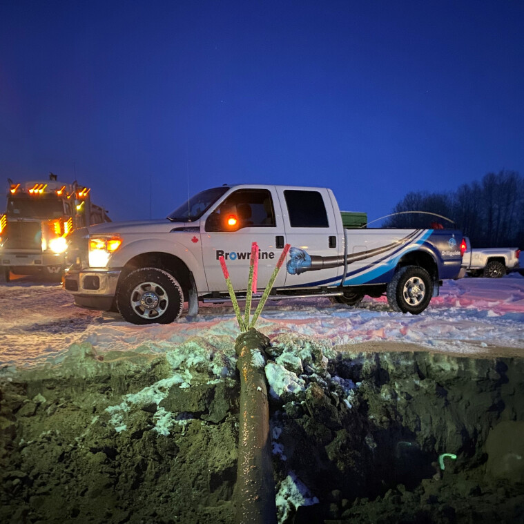 Austritt mit GPS-Track in Kanada