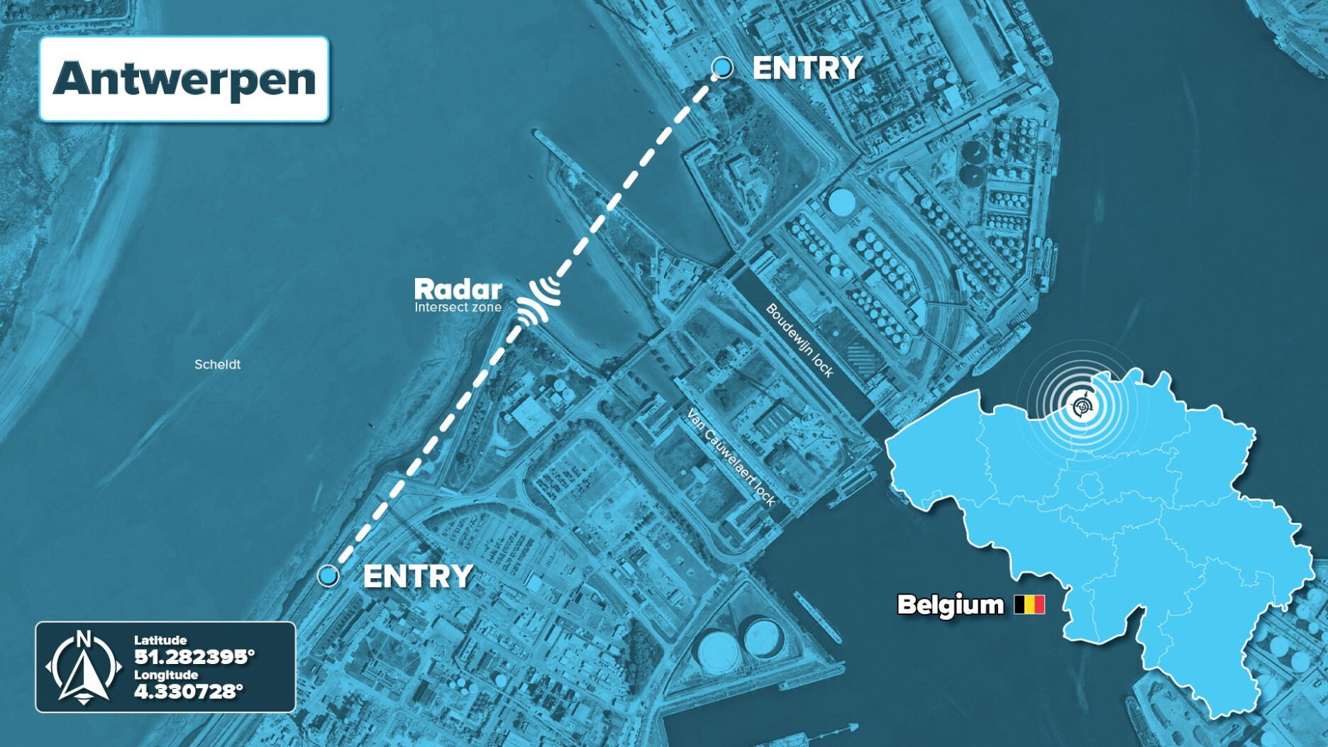 2tone1 Brownline Drillguide Antwerpen Van Vulpen HDD intersect crossing