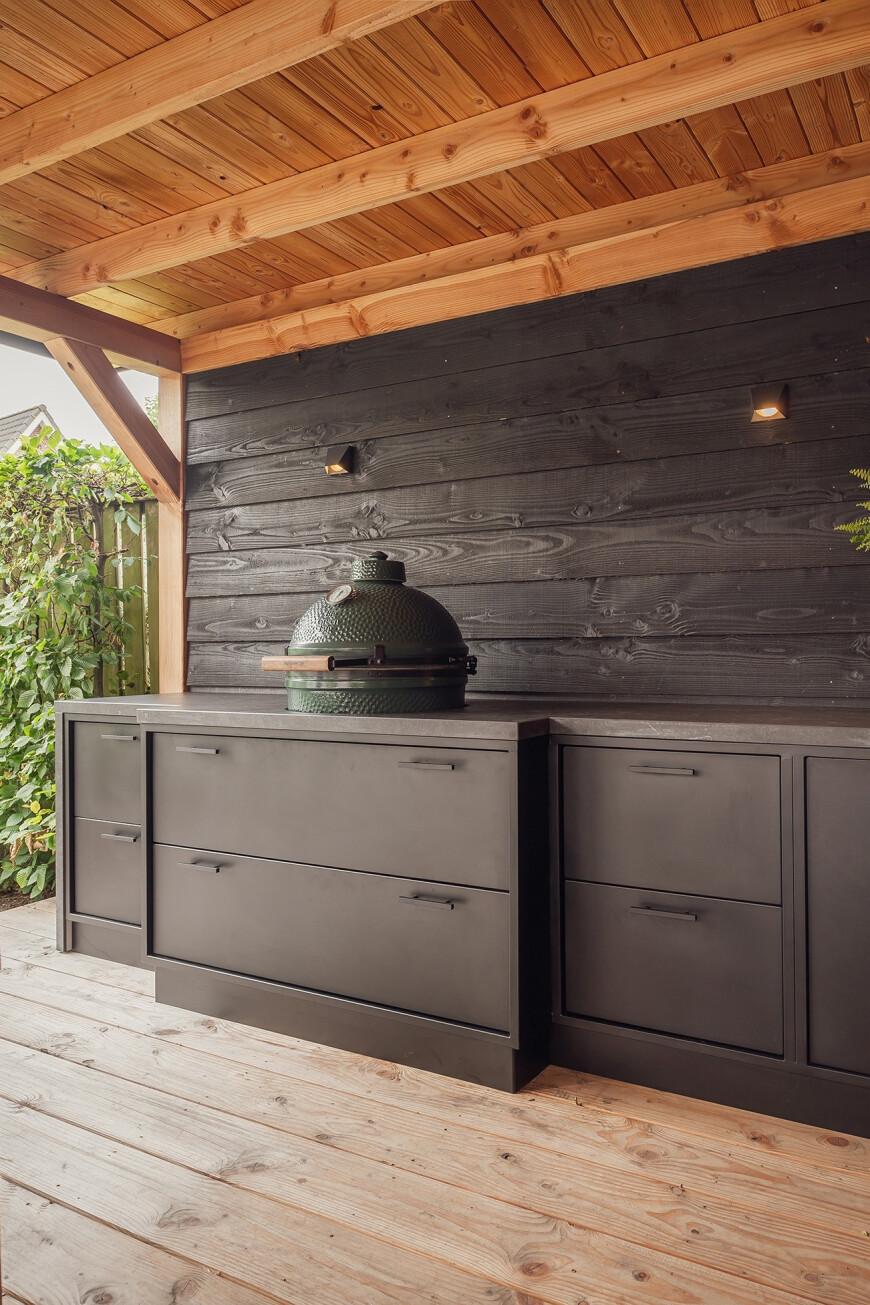 Antraciete buitenkeuken