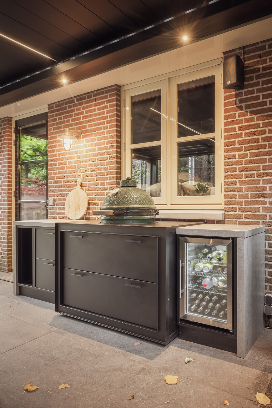 Betonlook buitenkeuken