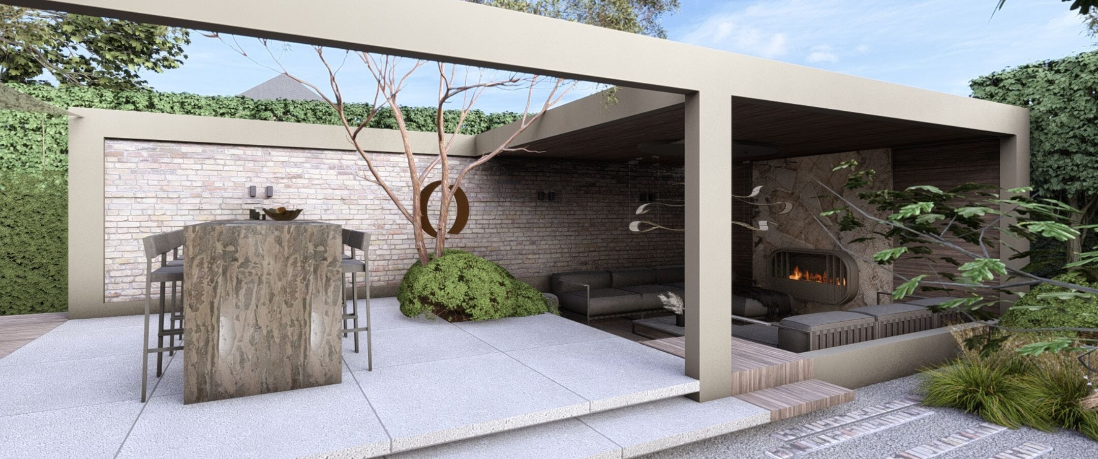 Showtuinimpressie BORLEY