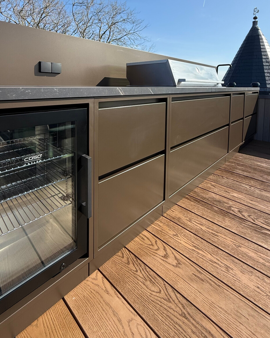 Maatwerk buitenkeuken - Bloemendaal Rooftop Edition