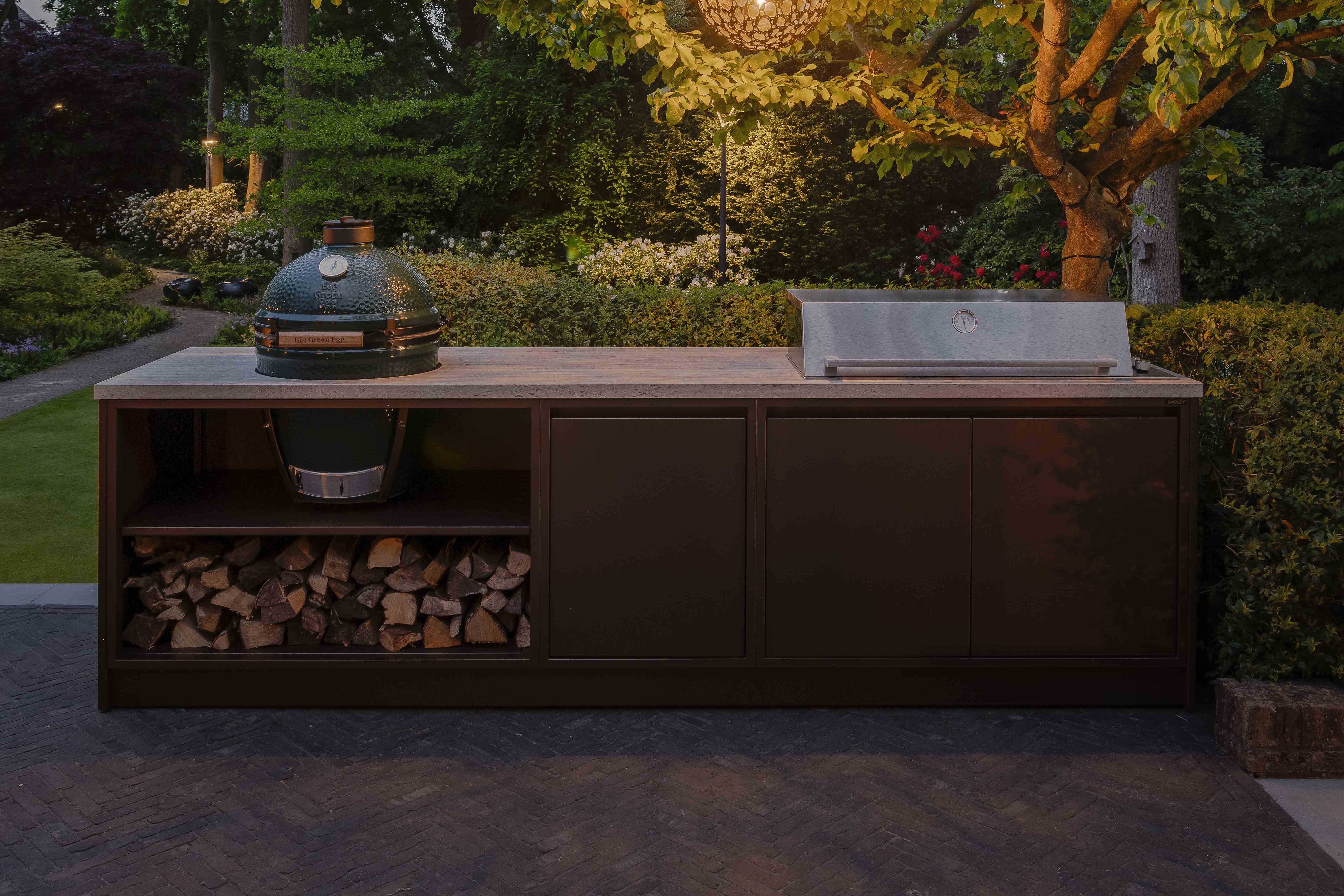 Maatwerk buitenkeuken - Bloemendaal Noble Bronze Nebu Edition