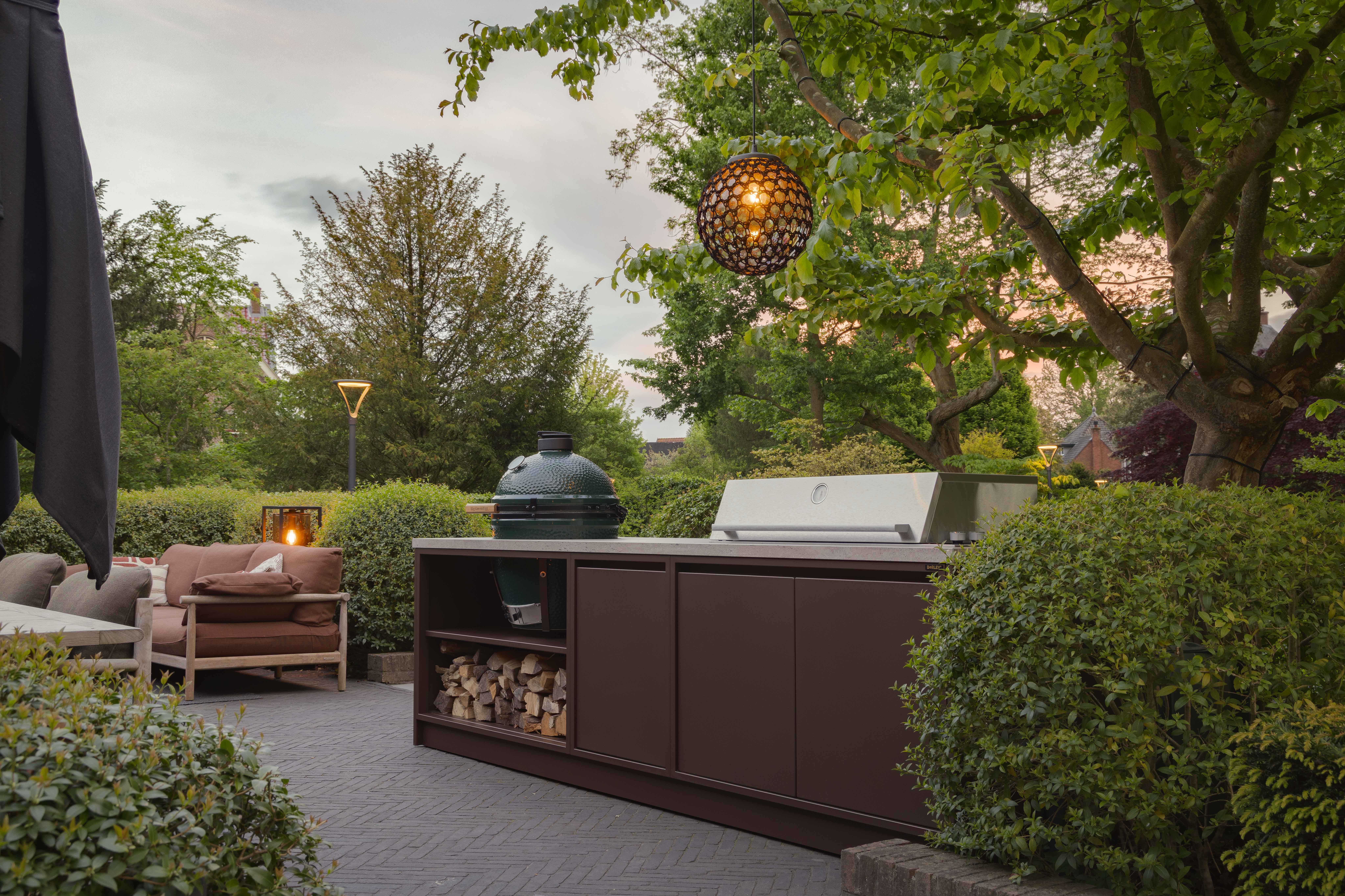 Maatwerk buitenkeuken - Bloemendaal Noble Bronze Nebu Edition