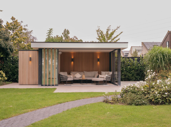 Het gemak van een berging aan je tuinhuis