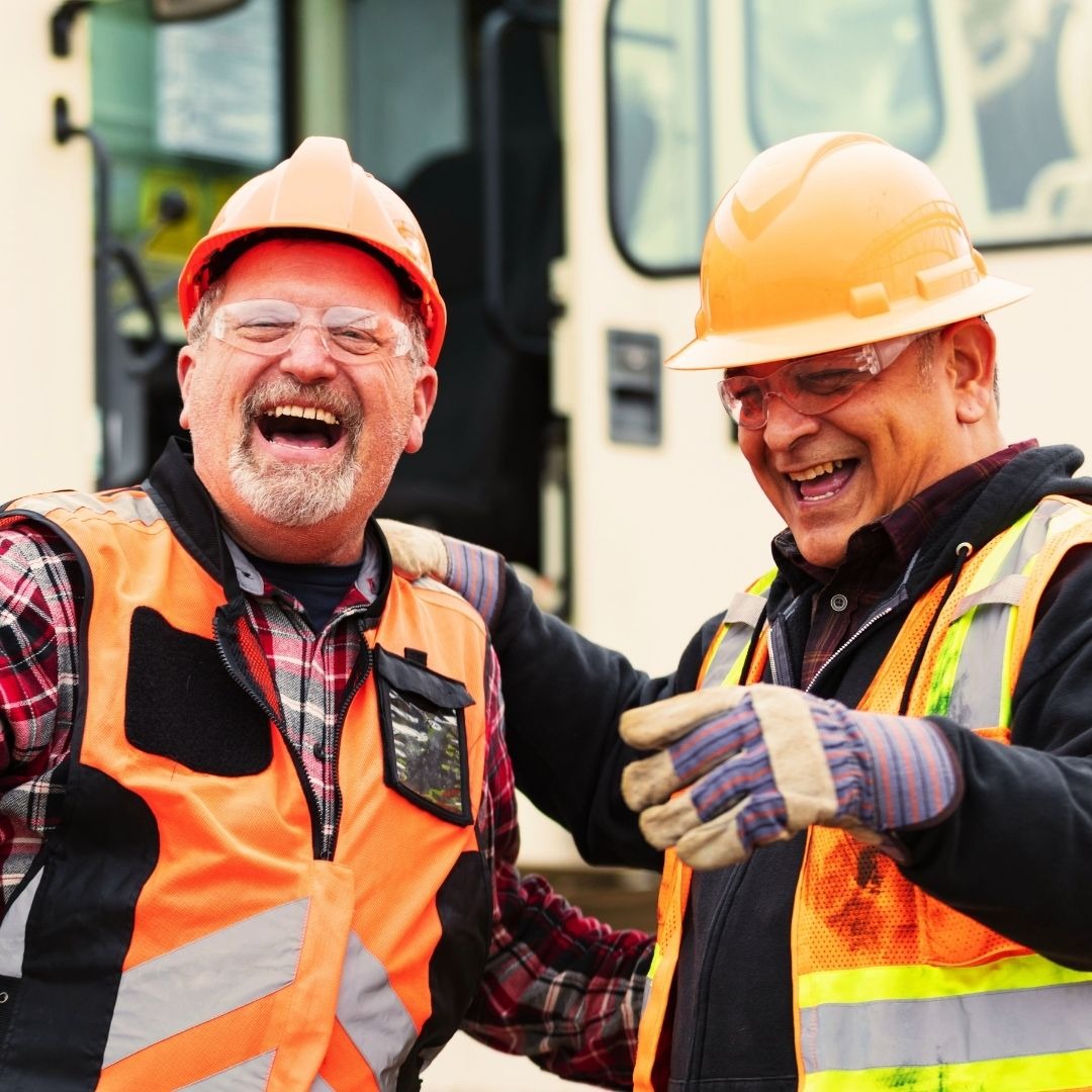 CEREO inspiratiebeeld  Twee werknemers in de bouw