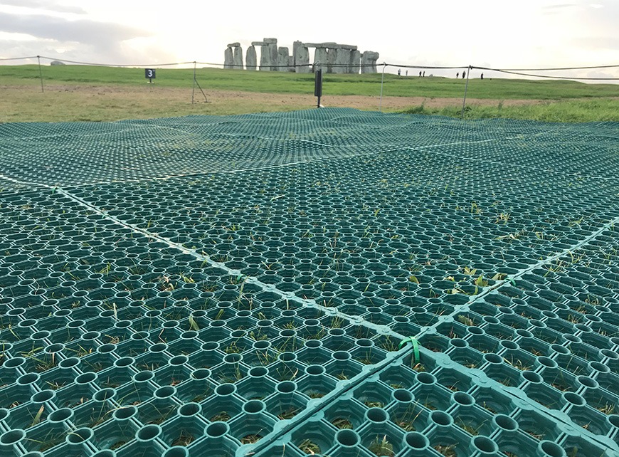 RubbaGrass® Green Mats Around Stonehenge