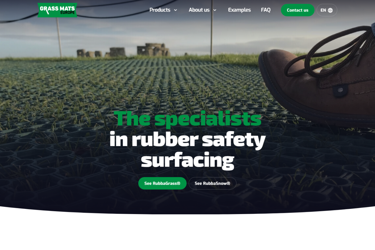 New GrassMats® Europe Website