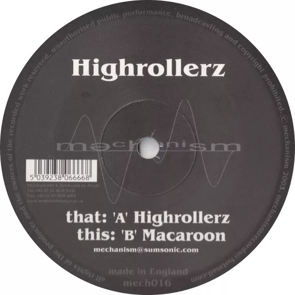 Highrollerz — Highrollerz / Macaroon