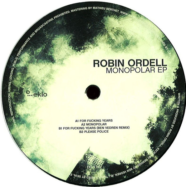 Robin Ordell — Monopolar EP