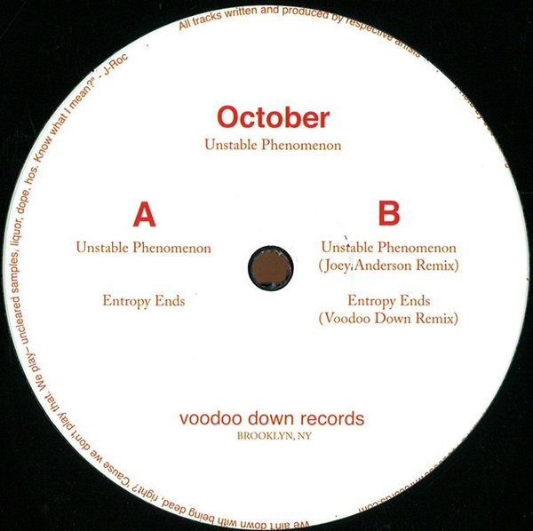 October — Unstable Phenomenon