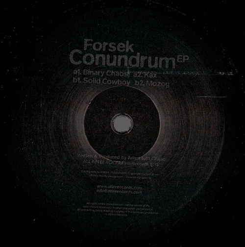 Forsek — Conundrum EP