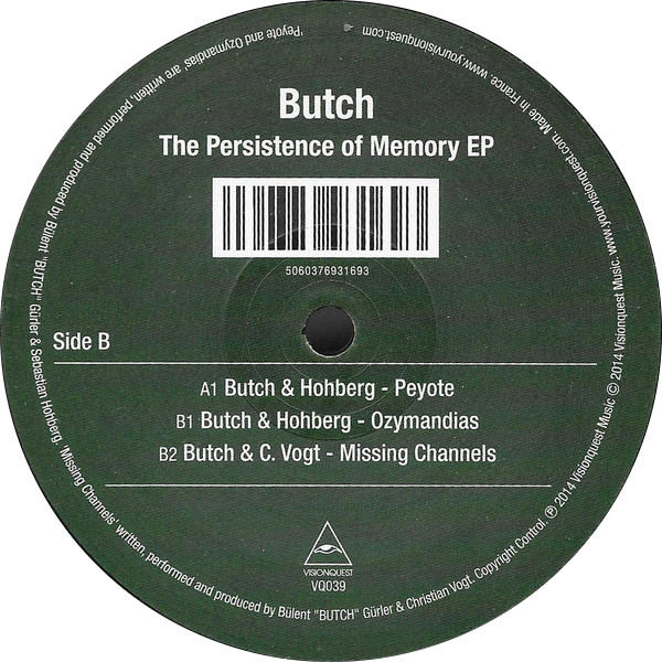 Butch — The Persistence Of Memory EP