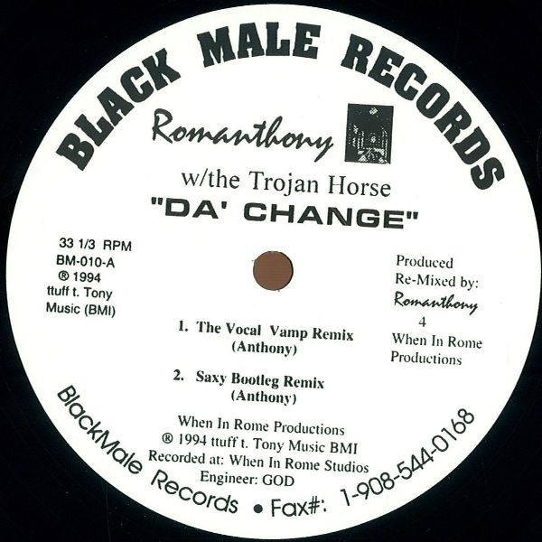 Romanthony W/ The Trojan Horse — Da' Change / Hold On