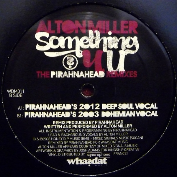 Alton Miller — Something 4 You - The Pirahnahead Remixes