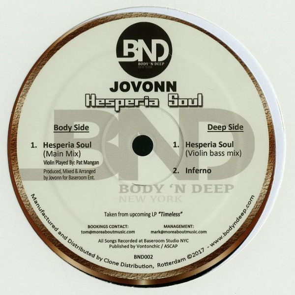 Jovonn — Hesperia Soul