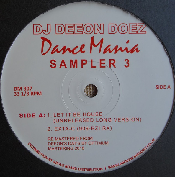 DJ Deeon — Doez Dance Mania Sampler 3