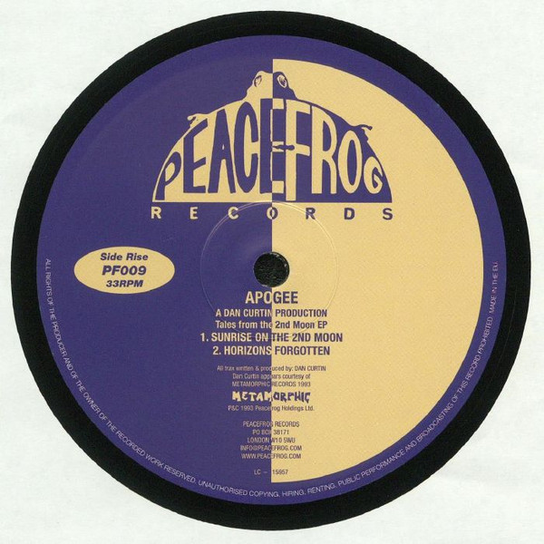 Apogee — Tales From The 2nd Moon EP