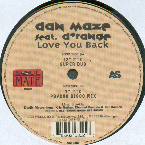 Dan Maze Feat. D*Range — Love You Back
