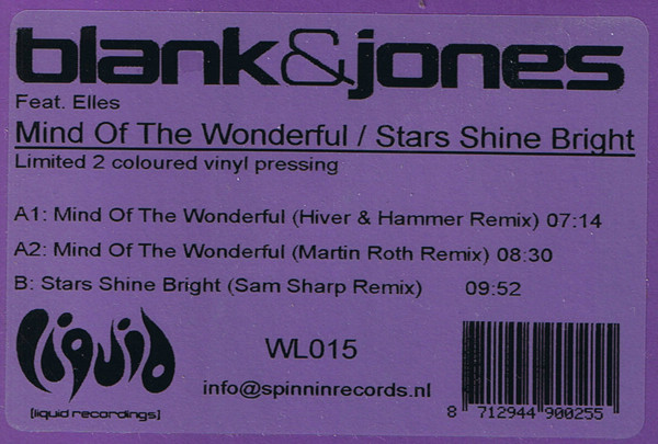 Blank & Jones Feat. Elles — Mind Of The Wonderful