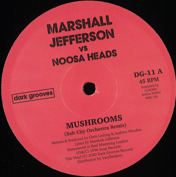 Marshall Jefferson Vs Noosa Heads — Mushrooms