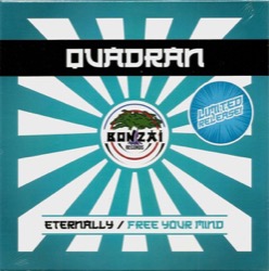 Quadran — Eternally (Remastered Radio Mix) / Free Your Mind (Remastered Radio Mix)(Transparent Blue 7Inch / LTD)