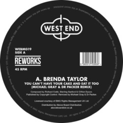Brenda Taylor / NYC Peech Boys — You Can’t Have Your Cake And Eat It Too / Don’t Make Me Wait