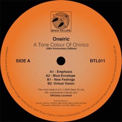 Oneiric — A Tone Colour Of Onirico