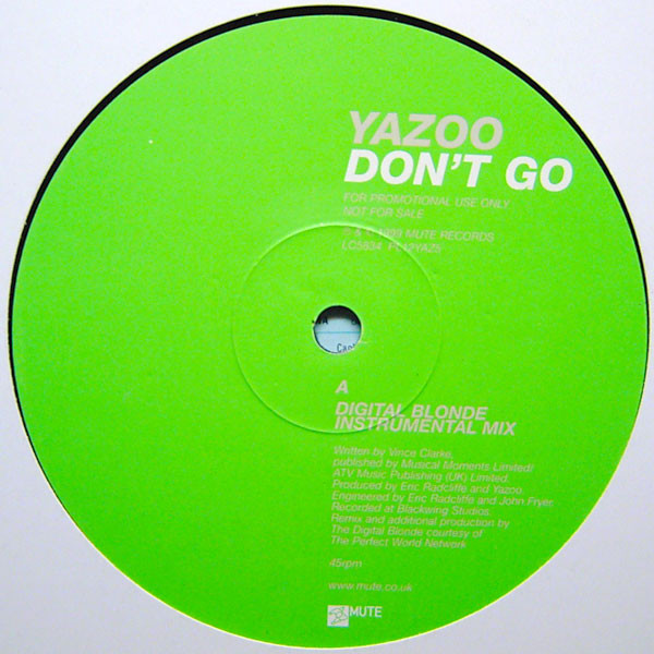 Yazoo — Don't Go