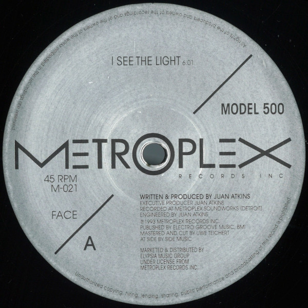 Model 500 — I See The Light / Pick Up The Flow
