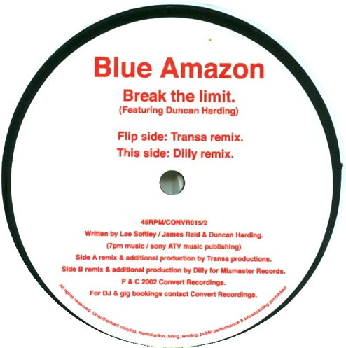 Blue Amazon Featuring Duncan Harding — Break The Limit