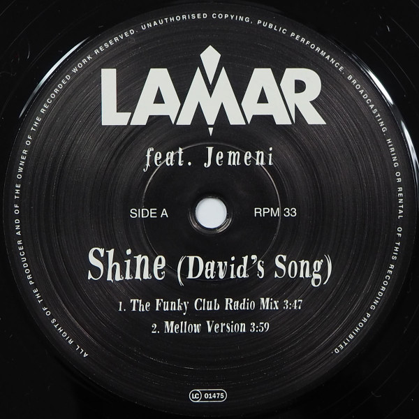 Lamar Feat. Jemeni — Shine (David's Song)